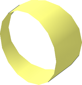 Torus Tube  1 x 0.5000 x 0.0625