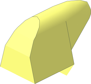 Single Tooth for Technic Gear 24 Tooth Crown Type 3