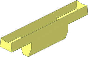 Single Tooth for Technic Gear  8 Tooth Reinforced