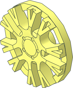 Wheel Rim 11 x 18 Front with 10 Y-Spokes