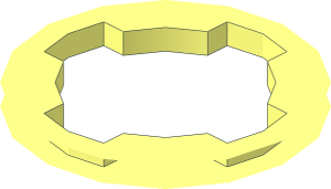 Wheel Hole Notched Through