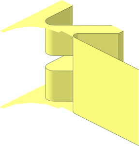 Znap Peghole Spacer with Angle and Padding