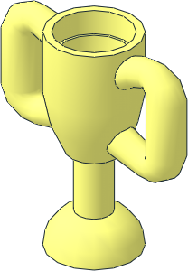 Minifig Trophy Cup  2.4L