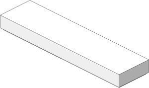 ~_Tile  1 x  4 White (Obsolete)