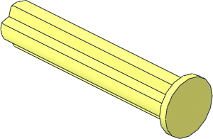 Technic Axle  3 with Stop