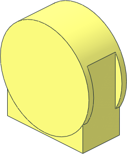 Duplo Brick  1 x  3 x  2 Round Top with Cut Away Sides