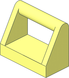 Tile  1 x  2 with Handle