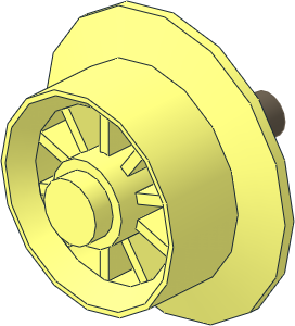 Train Wheel Spoked with Cylindrical Rim with Stub Axle Train Wheel Spoked with Cylindrical Rim with Stub Axle