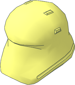 Minifig Helmet SW Stormtrooper Episode  7