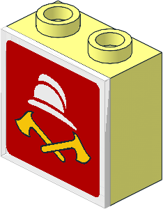 Electric Light & Sound Brick 1 x 2 x 1.667 with Milky White Clip-On Plate with Fire Logo Pattern Electric Light & Sound Brick 1 x 2 x 1.667 with Milky White Clip-On Plate with Fire Logo Pattern