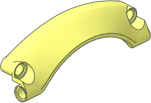 Technic Panel 9 x 2 x 3 Mudguard Arched with Rounded Top #42 Technic Panel 9 x 2 x 3 Mudguard Arched with Rounded Top #42