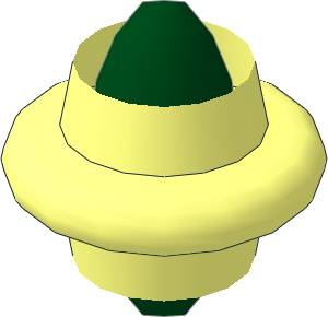 ~Hose Flexible 10L Middle Segment with Dark Green Core Radius 3 ~Hose Flexible 10L Middle Segment with Dark Green Core Radius 3