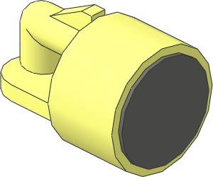 Magnet Holder for Train Base  6 x 22 Type 1 with Magnet (Complete)