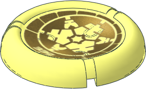 Constraction Disc 5 x 5 Projectile with Bionicle Kanoka 339 Po-Metru Pattern Constraction Disc 5 x 5 Projectile with Bionicle Kanoka 339 Po-Metru Pattern