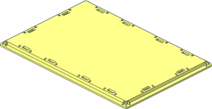 Container 32 x 22 x 12 Box Bygglek Bottom