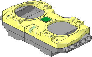 Electric Powered Up Remote Handset Body