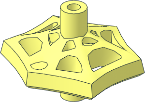 Minifig Weapon Web Effect Web  2 x  2 with Bars on Both Sides