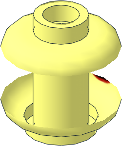 Minifig Head Female with Black Eyebrows and Red Lips Determined Look / Open Mouth Smile 2-Sided Pattern