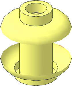 Minifig Head Female with Black Eyebrows and Long Eyelashes and Peach Lips with Closed Mouth, Eyebrow Raised / Open Smile 2-Sided Pattern