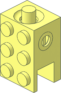 Minifig Torso Brick  2 x  3