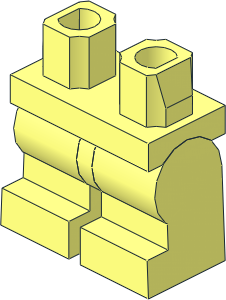 Minifig Hips and Legs Medium