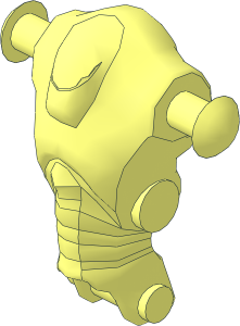 Minifig Body SW Super Battle Droid