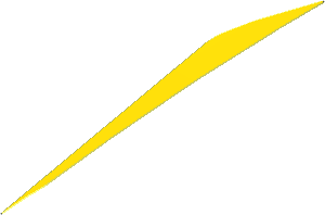 Sticker  1.5 x  3.3 Trapezoid Yellow Right (Formed)