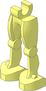 Minifig Legs SW Super Battle Droid