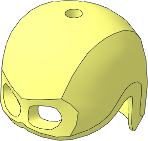 Minifig Helmet with Mask