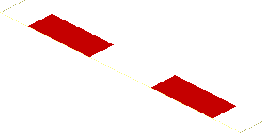 Sticker 0.8 x 7.8 with Red and White Vertical Stripes Sticker 0.8 x 7.8 with Red and White Vertical Stripes