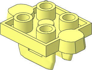 ~Car Wheel Holder  2 x  2 with Suspension - Top