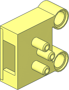 Technic Pneumatic Valve with Pegholes Box Technic Pneumatic Valve with Pegholes Box