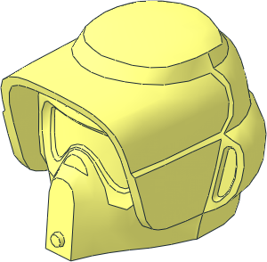 Minifig Helmet SW Scout Trooper Minifig Helmet SW Scout Trooper