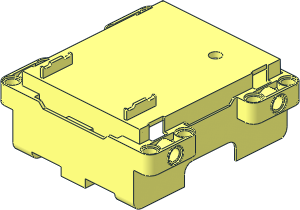~Electric Powered Up 2 Port Battery Box Bottom with Electric Contacts ~Electric Powered Up 2 Port Battery Box Bottom with Electric Contacts