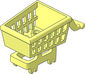 Minifig Shopping Cart Frame Minifig Shopping Cart Frame
