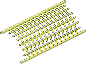 Net 16 x  8 Soccer Goal Back (Formed to fit 48298)