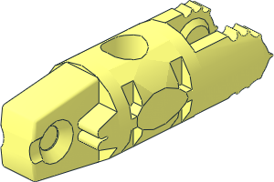 Hinge Arm Locking with Single and Dual Fingers with  7 Teeth and Hole