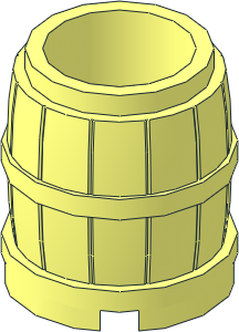 Barrel 2 x 2 x 1.667 Barrel 2 x 2 x 1.667