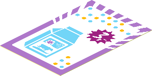 Sticker 2.9 x 1.9 with Milk Carton and Price Sticker 2.9 x 1.9 with Milk Carton and Price