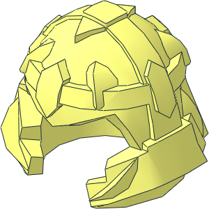 Minifig Helmet with Cheek Protection and Thin Bands Minifig Helmet with Cheek Protection and Thin Bands