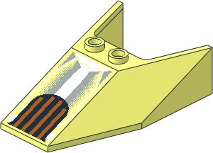 Windscreen  6 x  4 x  1.333 Airplane with SW Grille Pattern