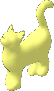 Animal Cat Standing Looking Upwards