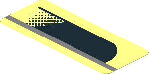 Sticker 0.8 x 1.9 with Black Air Vent on Transparent Background Left Sticker 0.8 x 1.9 with Black Air Vent on Transparent Background Left