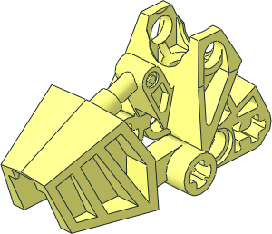 Constraction Foot  3 x  6 x  2.333 with Squared Ball Socket