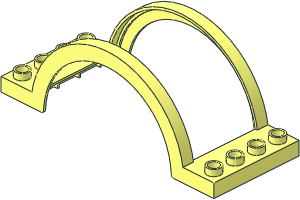 Duplo Arch 4 x 10 x 3 with 7 x 3 Cutout Duplo Arch 4 x 10 x 3 with 7 x 3 Cutout