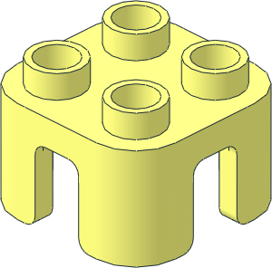 Duplo Stool with 4 Studs Duplo Stool with 4 Studs
