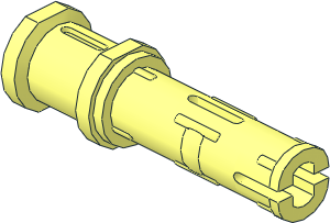 Technic Pin Long with Stop Bush Type 2 Technic Pin Long with Stop Bush Type 2