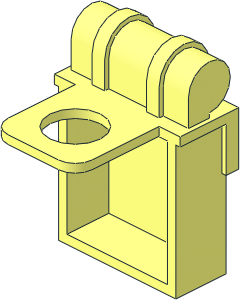 Minifig Backpack Non-Opening