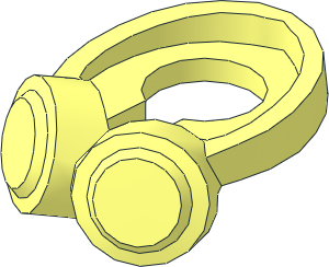 Minifig Headset Around Neck Minifig Headset Around Neck