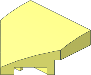 Slope Brick Curved 2 x 2 with Double Cutout Slope Brick Curved 2 x 2 with Double Cutout